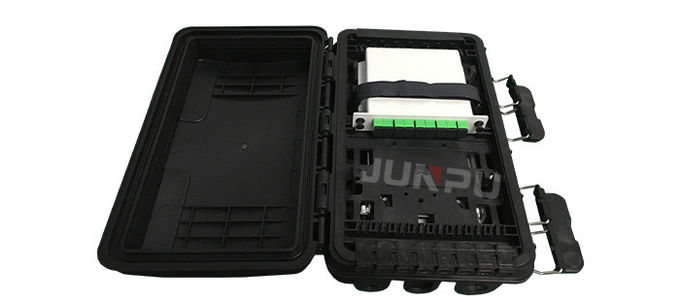 JUNPU Aerial 16 core Fiber Optic Enclosures Outdoor IP68  with cassette or PLC splitter 1