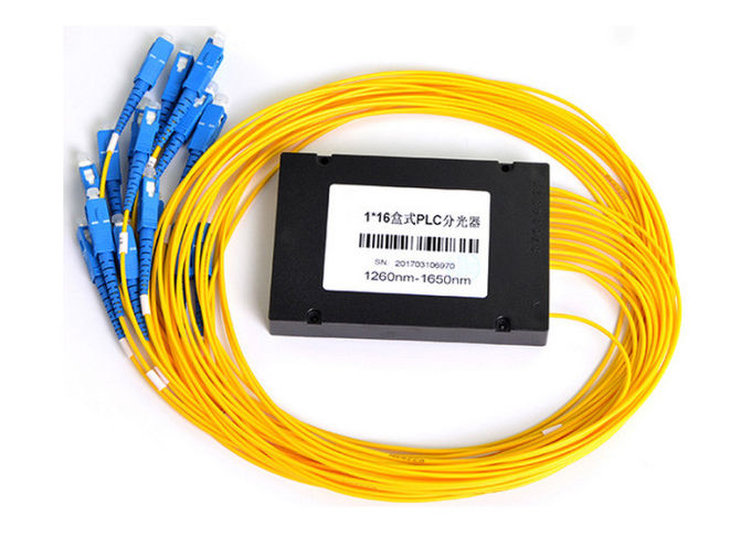 FTTH Fibetr Box 1x8 1x16 PLC Fiber Optic Splitter Cassette in Abs Box SC UPC 6
