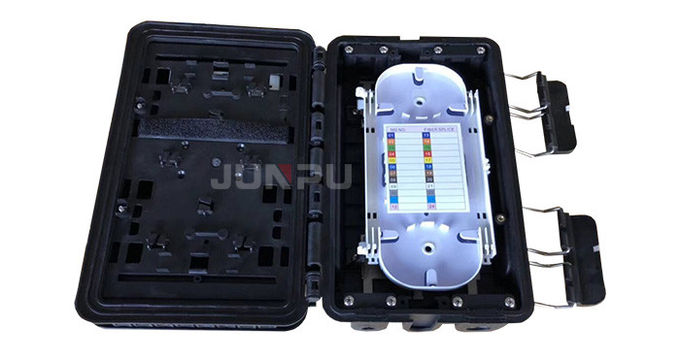 JUNPU Aerial 16 core Fiber Optic Enclosures Outdoor IP68  with cassette or PLC splitter 0